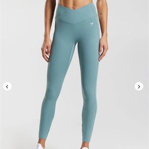 New Gymshark Crossover Leggings - Thunder Blue